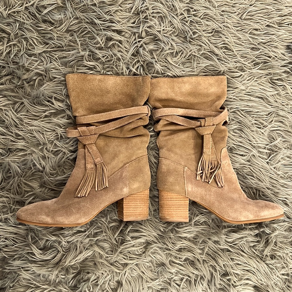 Tahari suede boots in size 9.5